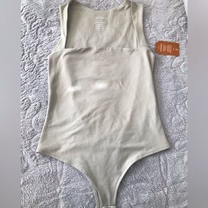 Square neck bodysuit